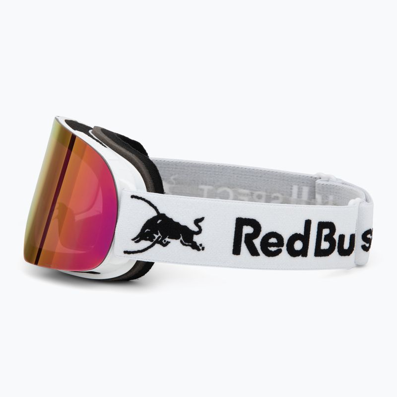 Slidinėjimo akiniai Red Bull SPECT Rush matt white/red with pink purple mirror 4