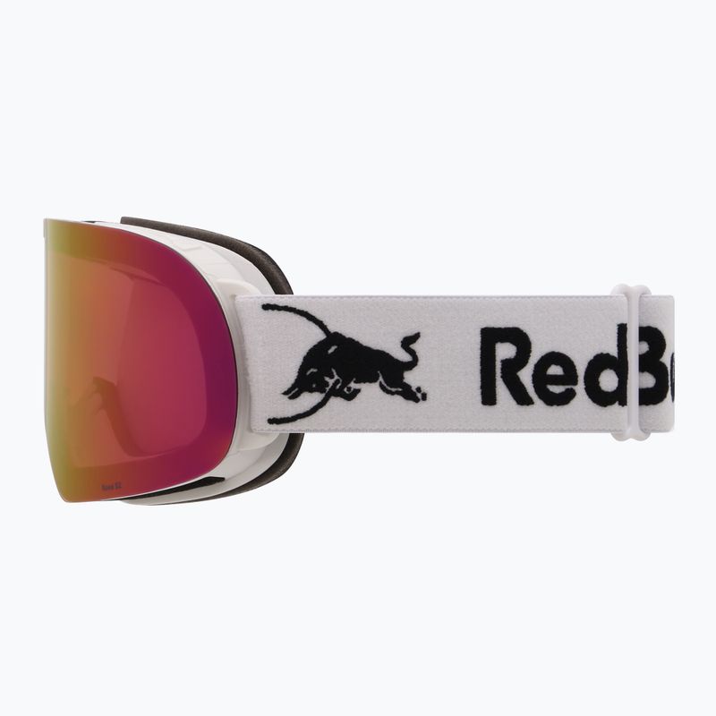 Slidinėjimo akiniai Red Bull SPECT Rush matt white/red with pink purple mirror 4
