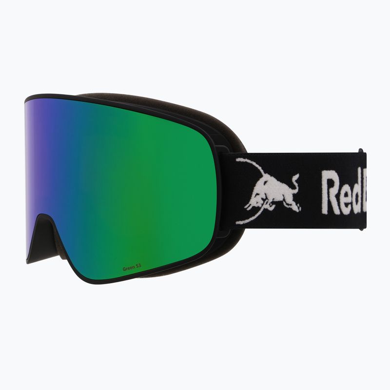 Slidinėjimo akiniai Red Bull SPECT Rush matt black/brown with green mirror 2