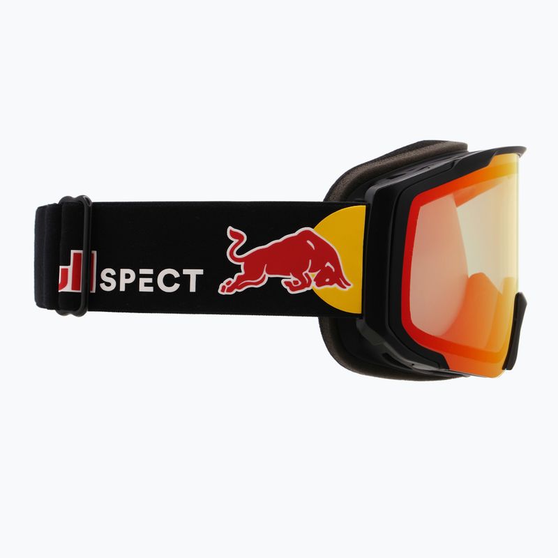 Slidinėjimo akiniai Red Bull SPECT Jibb Photo matte black/brown with red chrome x 7