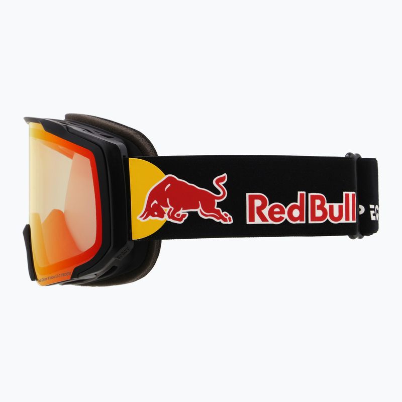 Slidinėjimo akiniai Red Bull SPECT Jibb Photo matte black/brown with red chrome x 8