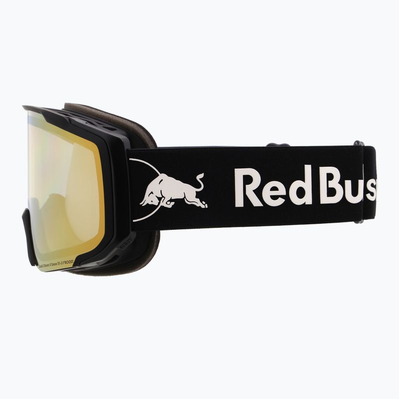 Slidinėjimo akiniai Red Bull SPECT Jibb Photo matte black/brown with gold chrome x 8