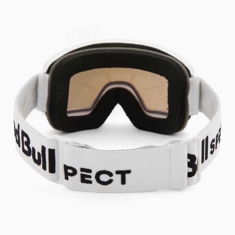 Slidinėjimo akiniai Red Bull Spect Fink matt white/orange with purple mirror 3