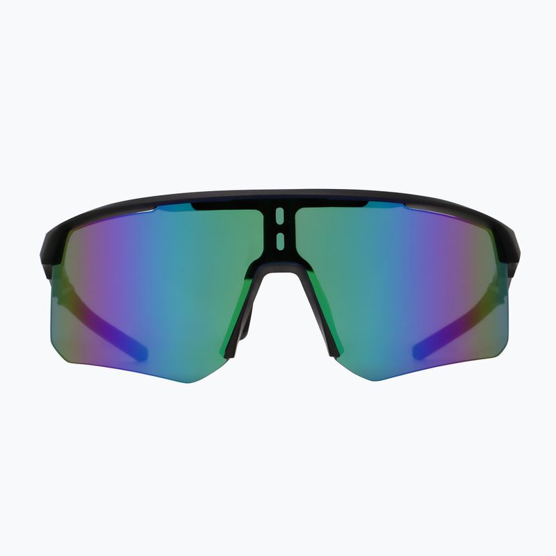 Akiniai nuo saulės Red Bull SPECT Riddle black/smoke with purple green mirror 2
