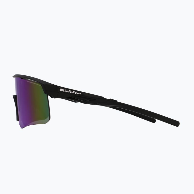 Akiniai nuo saulės Red Bull SPECT Riddle black/smoke with purple green mirror 5