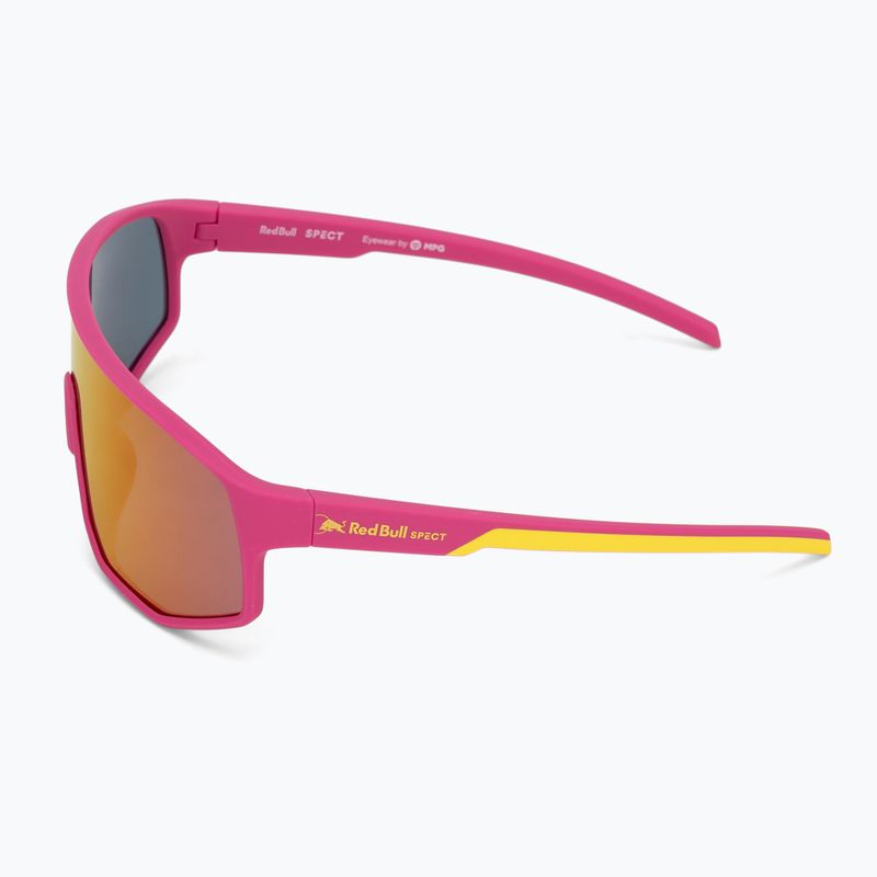 Akiniai nuo saulės Red Bull SPECT Dash neon pink/smoke with pink-yellow mirror 4