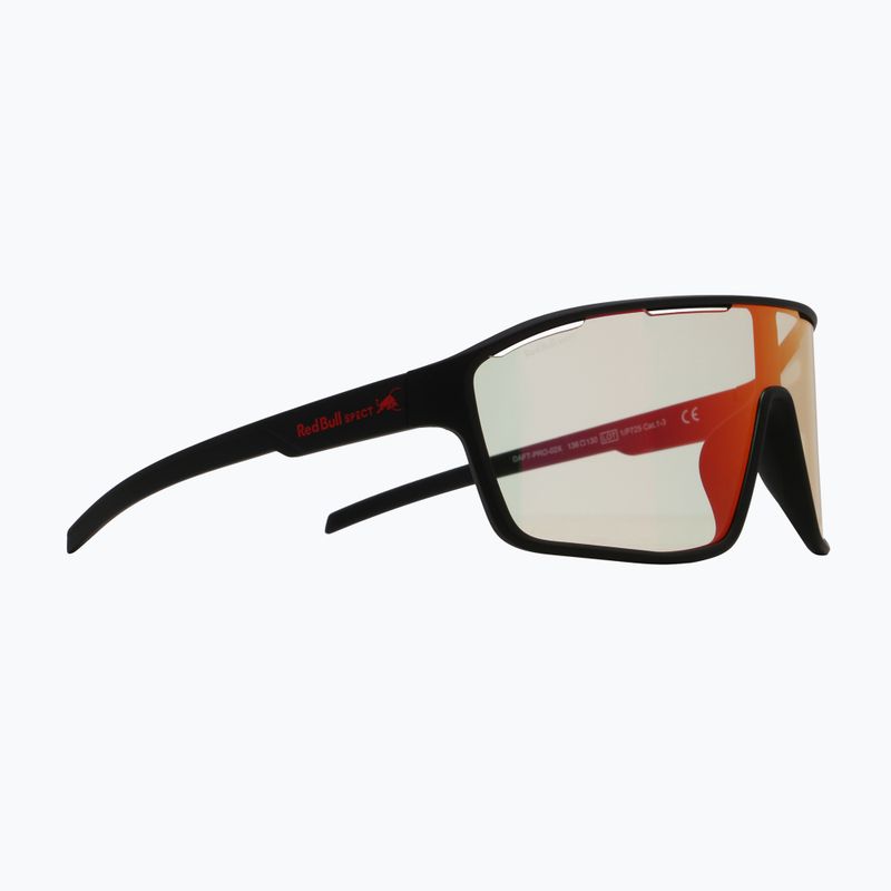 Akiniai nuo saulės Red Bull SPECT Daft Pro black/photochromic red mirror 5
