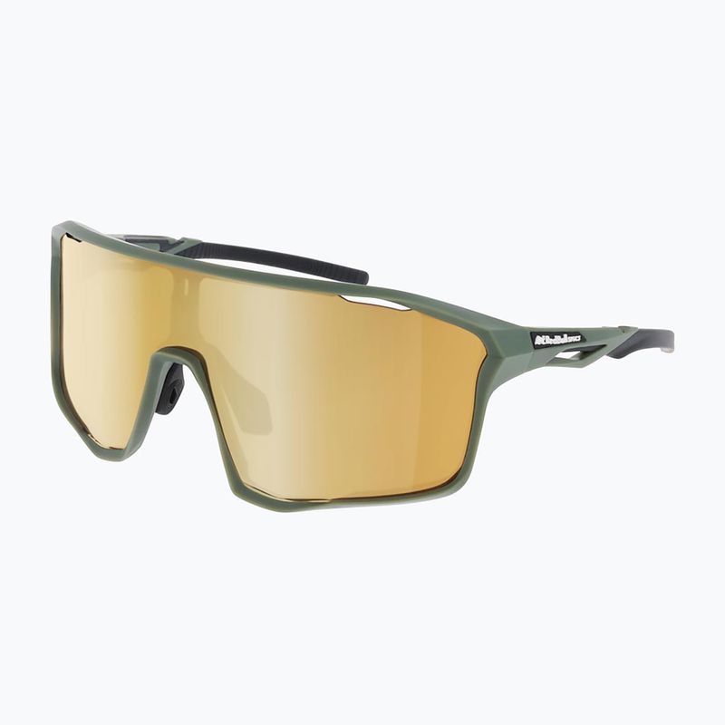 Akiniai nuo saulės Red Bull SPECT Rumble matt olive/ brown with gold mirror 2