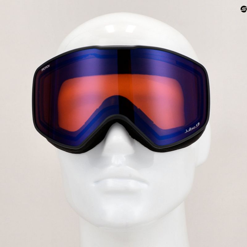 Slidinėjimo akiniai Julbo Pulse black/goldange/flash blue 7
