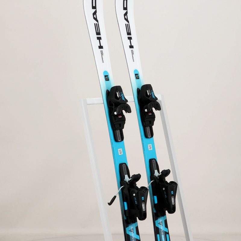 Vaikiškos kalnų slidės HEAD Supershape Team Easy JRS + Jrs 4.5 white/blue 7