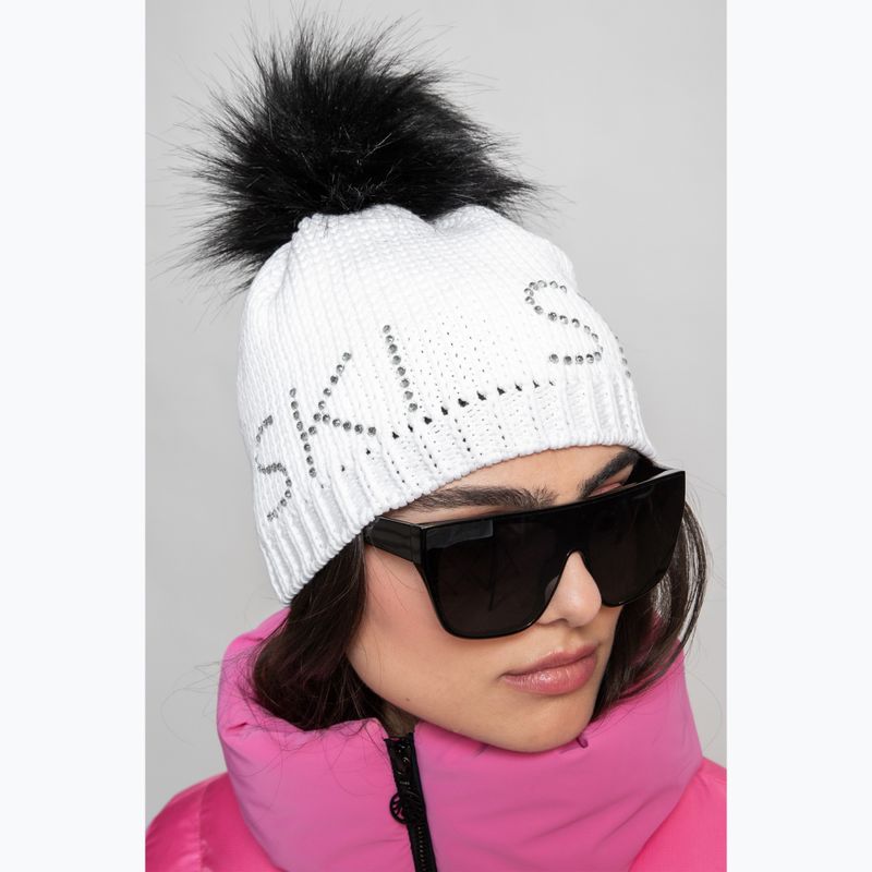 Moteriška žieminė kepurė Sportalm Aris Ski m.P optical white 9