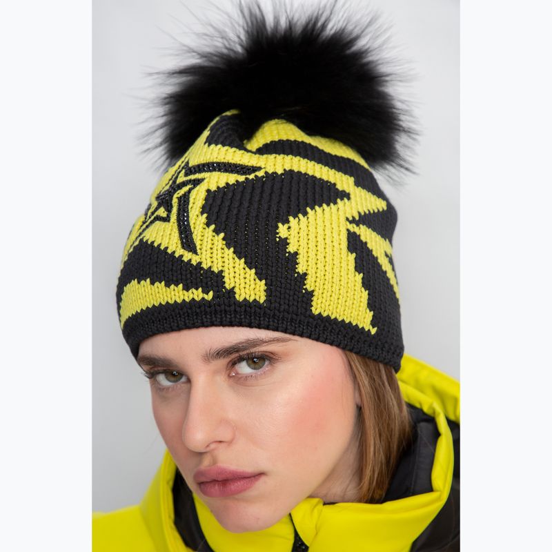 Moteriška žieminė kepurė Sportalm Soffine m.P blazing yellow 9