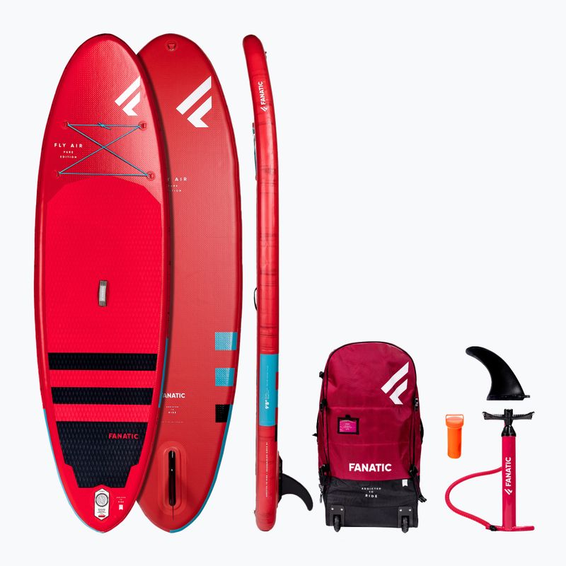 SUP lenta Fanatic Stubby Fly Air 9'8" raudona 13200-1131