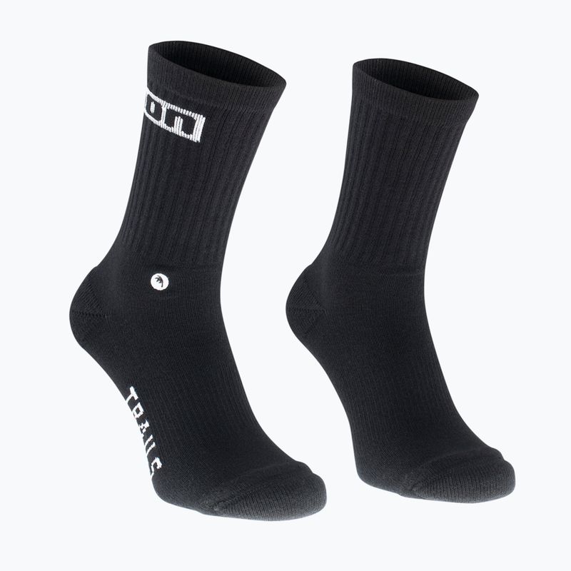 ION Logo dviratininkų kojinės juodos 47220-5876 4