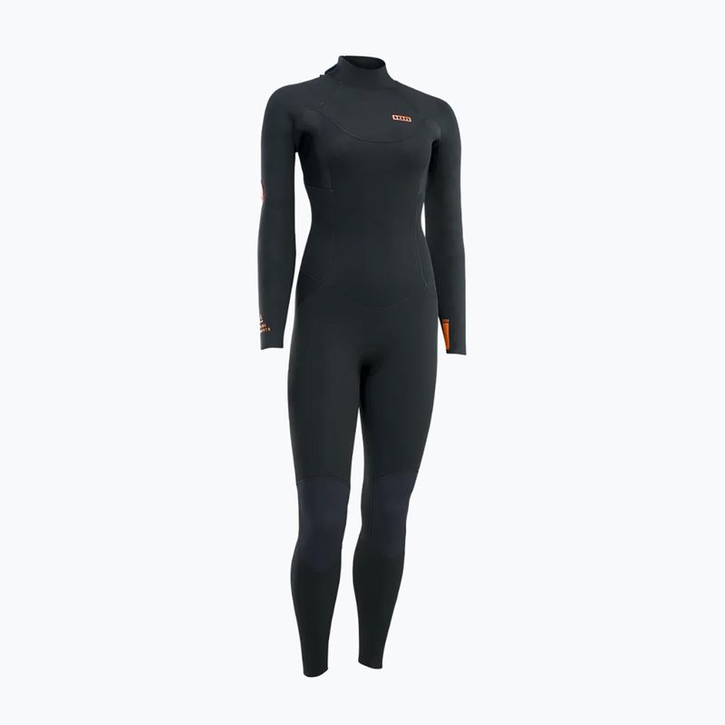 Moteriškas plaukimo hidrokostiumas ION Element 4/3 Back Zip black