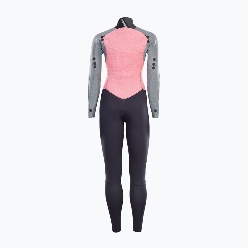 Moteriškas plaukimo hidrokostiumas ION Element 4/3 Back Zip black 4