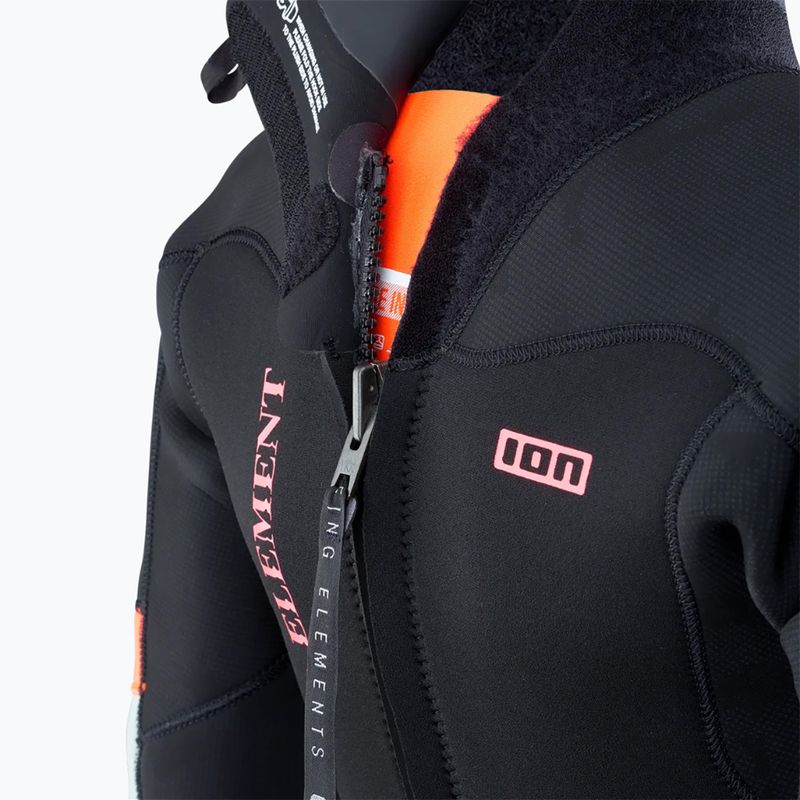 Moteriškas plaukimo hidrokostiumas ION Element 4/3 Back Zip black 5