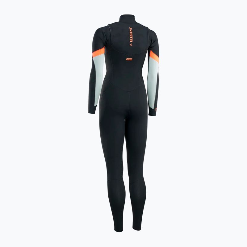 Moteriškas plaukimo kostiumas ION Element 5/4 Front Zip black 2