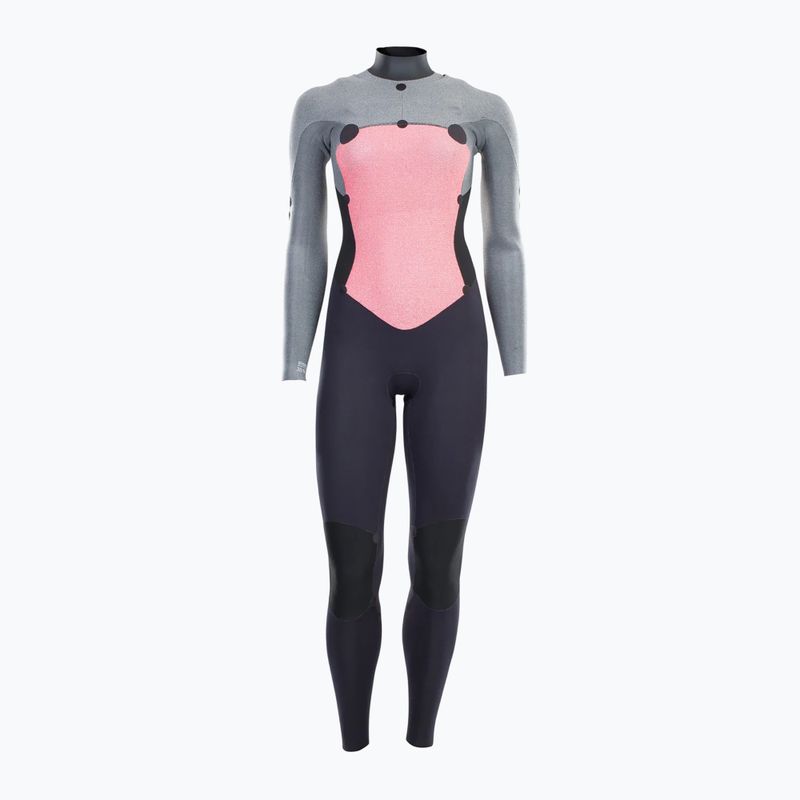 Moteriškas plaukimo kostiumas ION Element 3/2 Front Zip black 5