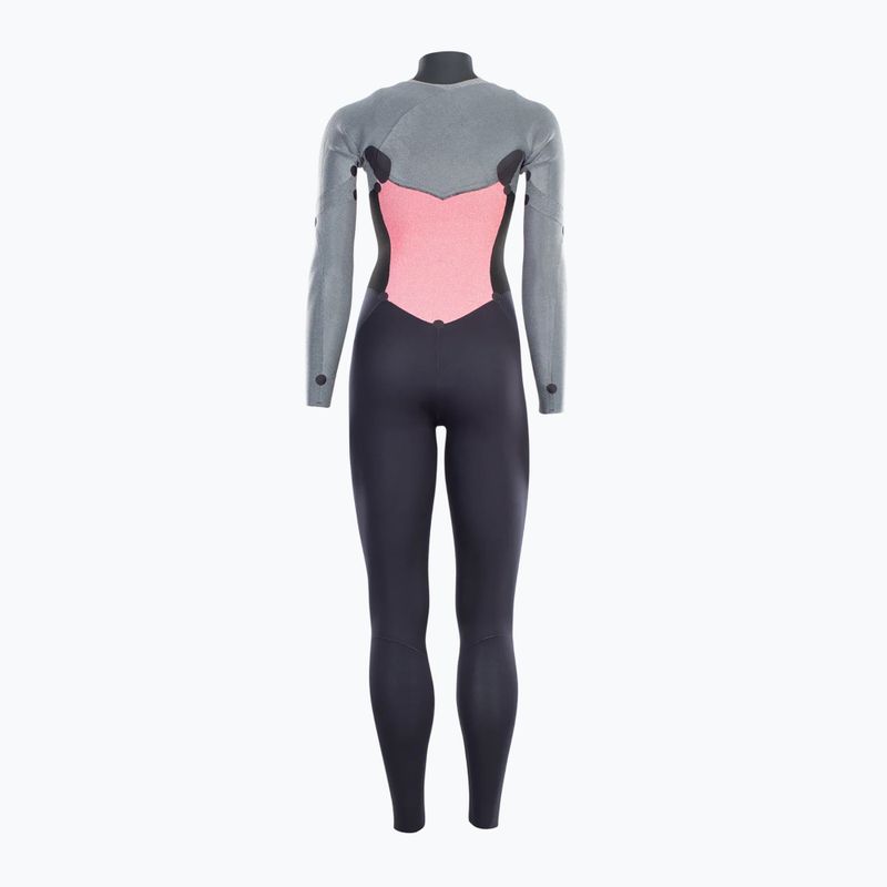 Moteriškas plaukimo kostiumas ION Element 3/2 Front Zip black 6
