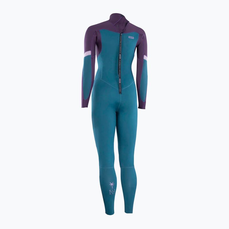 Moteriškas plaukimo kostiumas ION Element 5/4 Back Zip deep forest 3