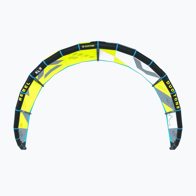 Kaitavimo aitvaras DUOTONE Rebel SLS 2024 lime/dark grey 2