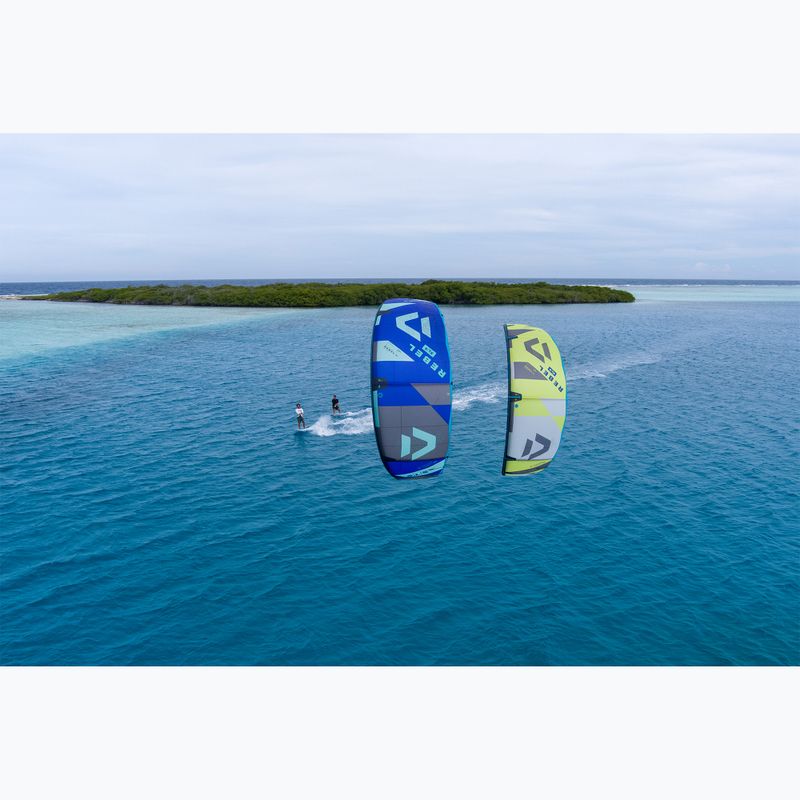 Kaitavimo aitvaras DUOTONE Rebel SLS 2024 lime/dark grey 7