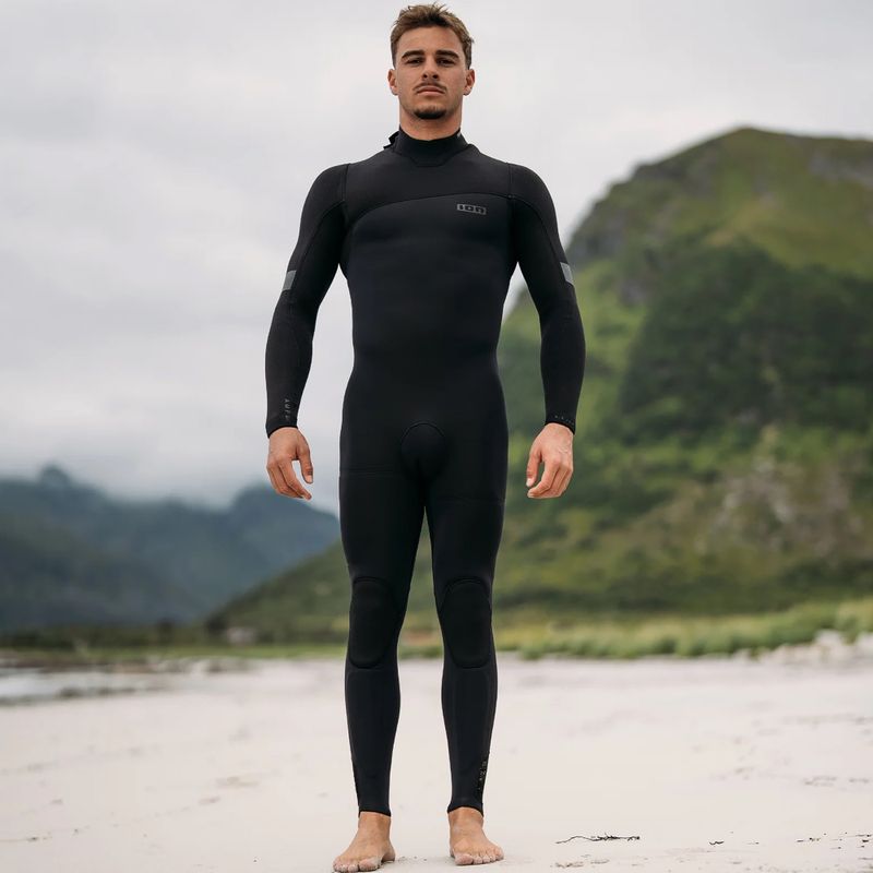Vyriškas plaukimo kostiumas Ion Seek Amp 4/3 Back Zip black 5