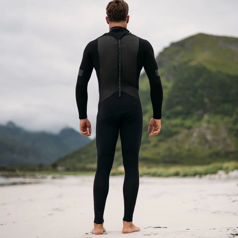 Vyriškas plaukimo kostiumas Ion Seek Amp 4/3 Back Zip black 6