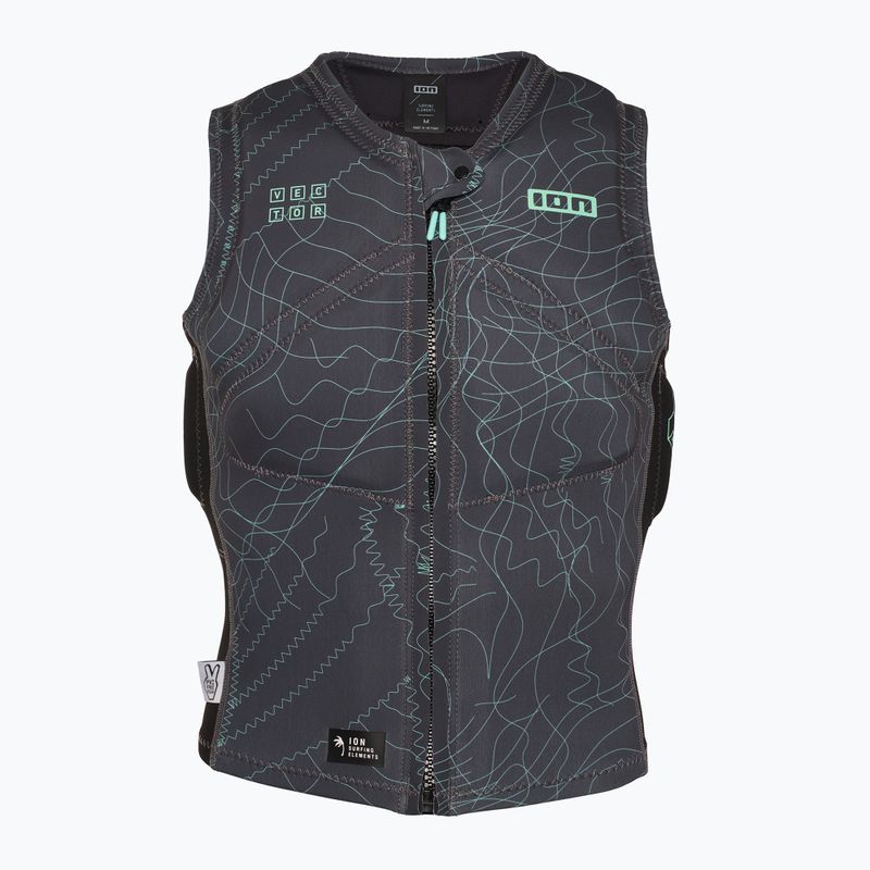 Vyriška apsauginė liemenė ION Vector Core Front Zip distorted grey