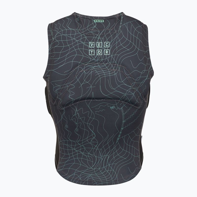 Vyriška apsauginė liemenė ION Vector Core Front Zip distorted grey 2