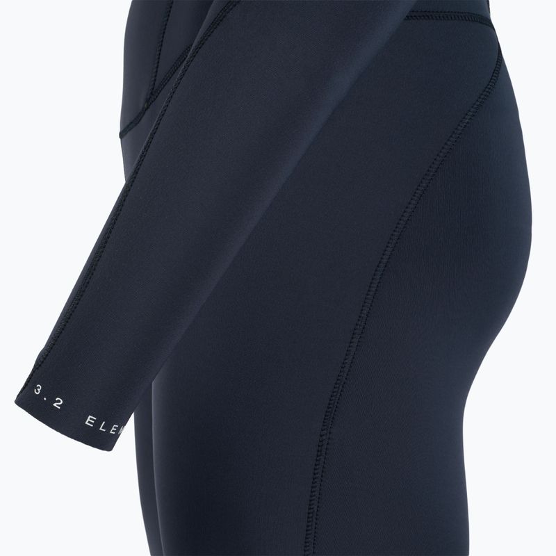 Vyriškas ION Element 3/2 Back Zip mėlynas naktinis hidrokostiumas 4