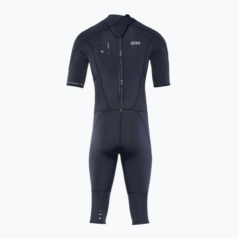 Vyriškas ION Element 3/2 Overknee Back Zip mėlynas naktinis hidrokostiumas 2