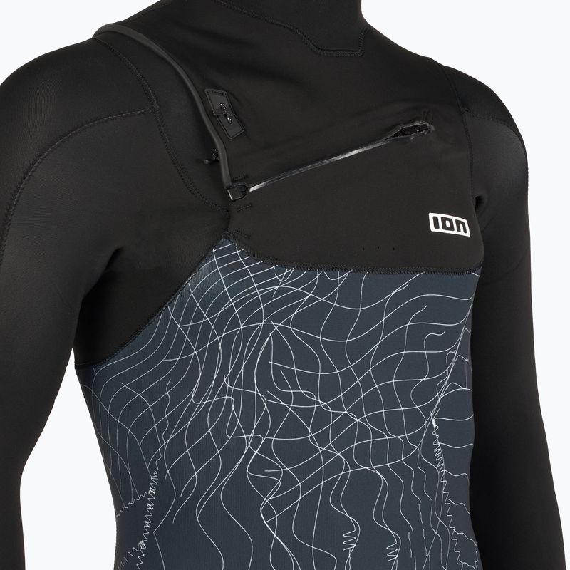 Vyriškas plaukimo kostiumas ION Seek Core 3/2 mm Front Zip distorted black 4