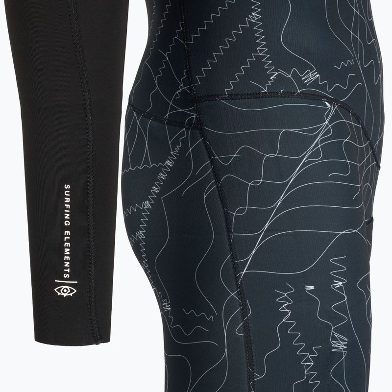 Vyriškas plaukimo kostiumas ION Seek Core 3/2 mm Front Zip distorted black 5