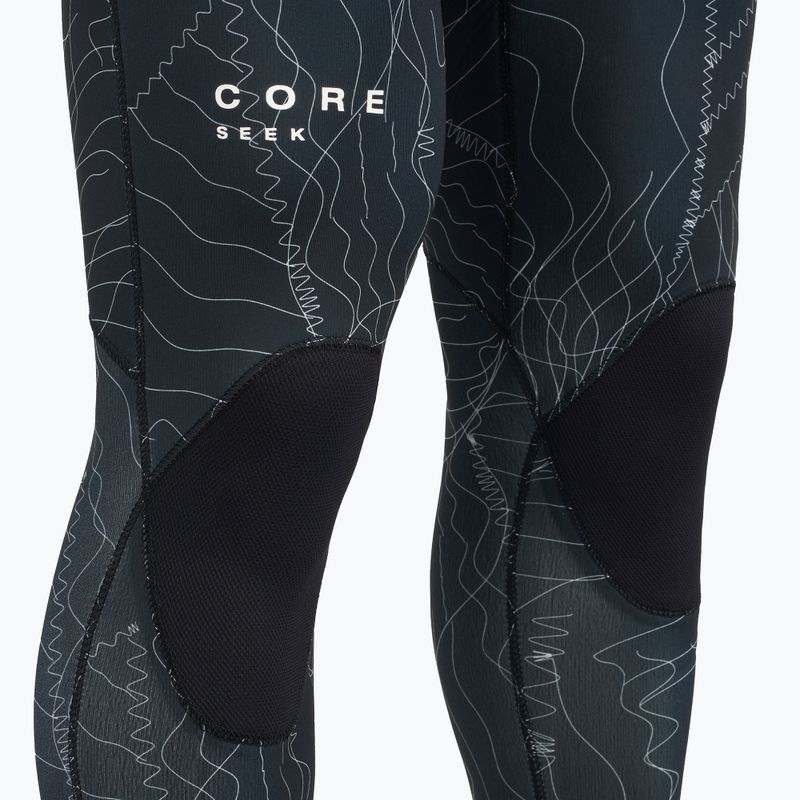 Vyriškas plaukimo kostiumas ION Seek Core 3/2 mm Front Zip distorted black 6