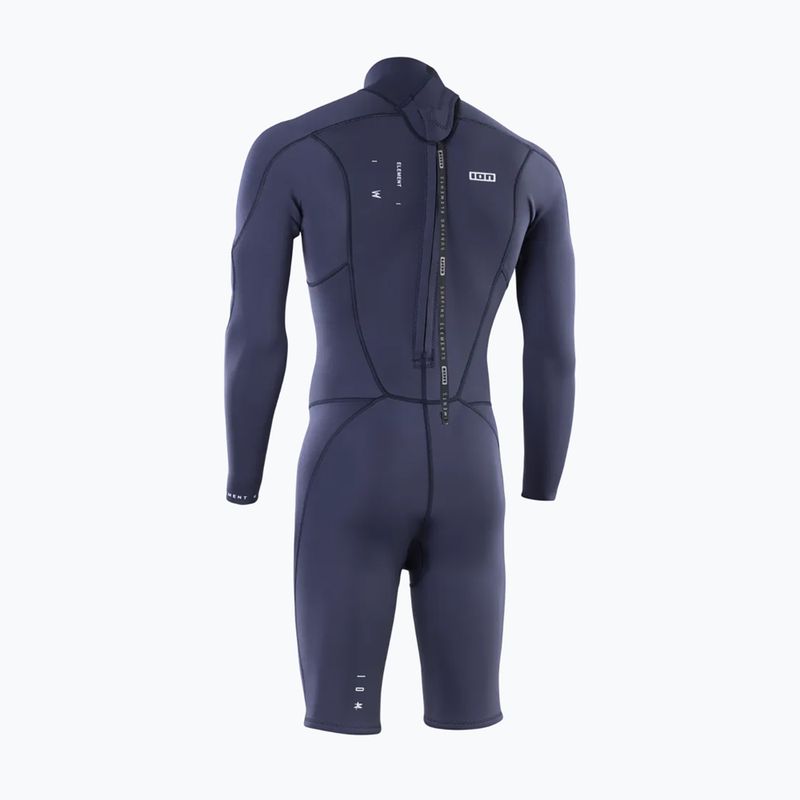 Vyriškas hidrokostiumas ION Element 2/2 mm Shorty Back Zip blue nights 2