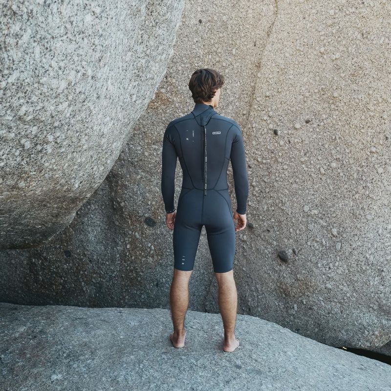 Vyriškas hidrokostiumas ION Element 2/2 mm Shorty Back Zip blue nights 6