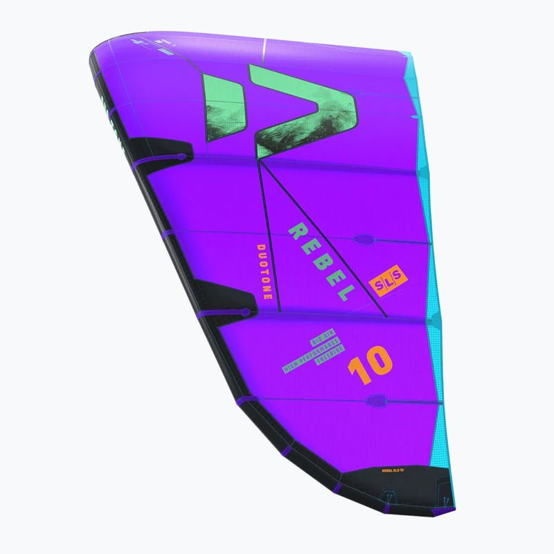 Jėgos aitvaras kitesurfingui DUOTONE Rebel SLS 2026 purple/green 3