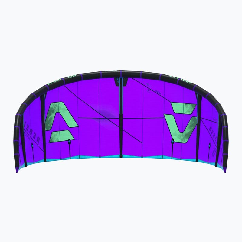 Jėgos aitvaras kitesurfingui DUOTONE Rebel SLS 2026 purple/green 4