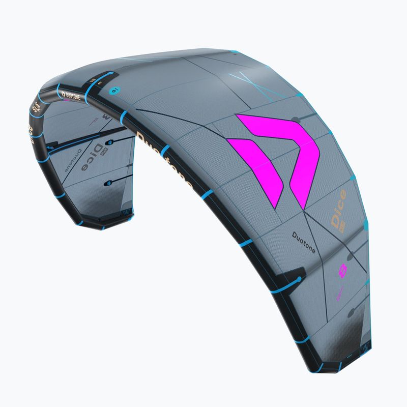 Kaitas Duotone Dice SLS dark grey/pink 2