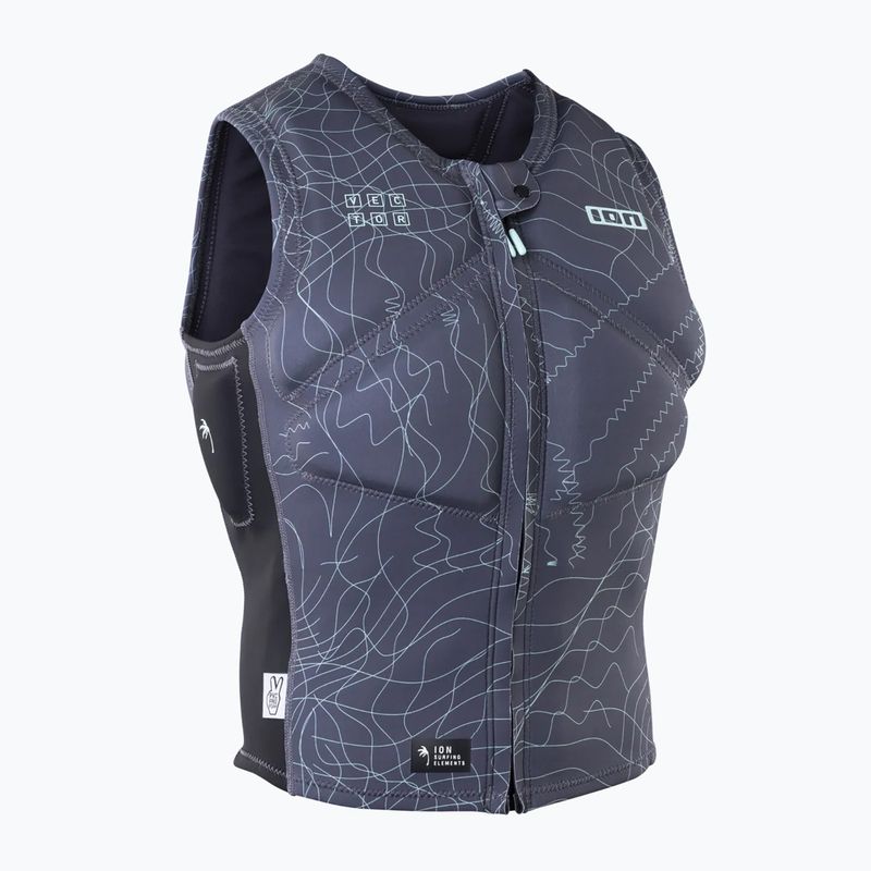 Vyriška apsauginė liemenė ION Vector Core Front Zip sage grey