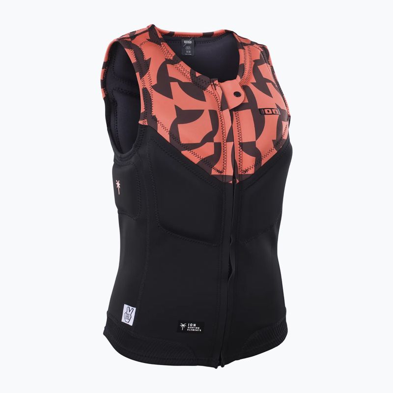 Moteriška apsauginė liemenė ION Ivy Front Zip tiger coral 3