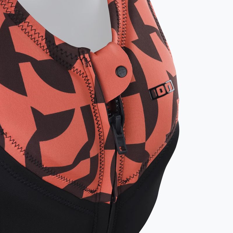 Moteriška apsauginė liemenė ION Ivy Front Zip tiger coral 4