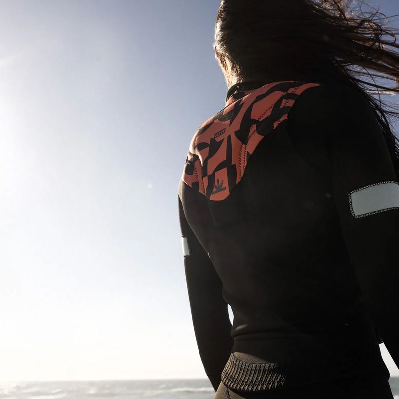 Moteriška apsauginė liemenė ION Ivy Front Zip tiger coral 8