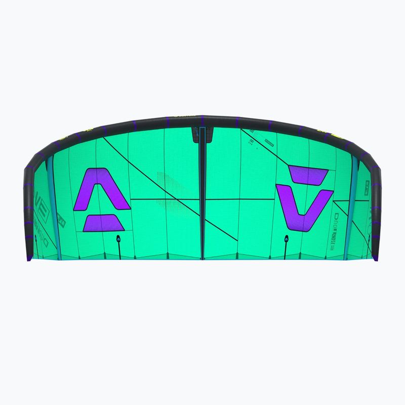 Jėgos aitvaras kitesurfingui DUOTONE Evo SLS 2026 green purple 4