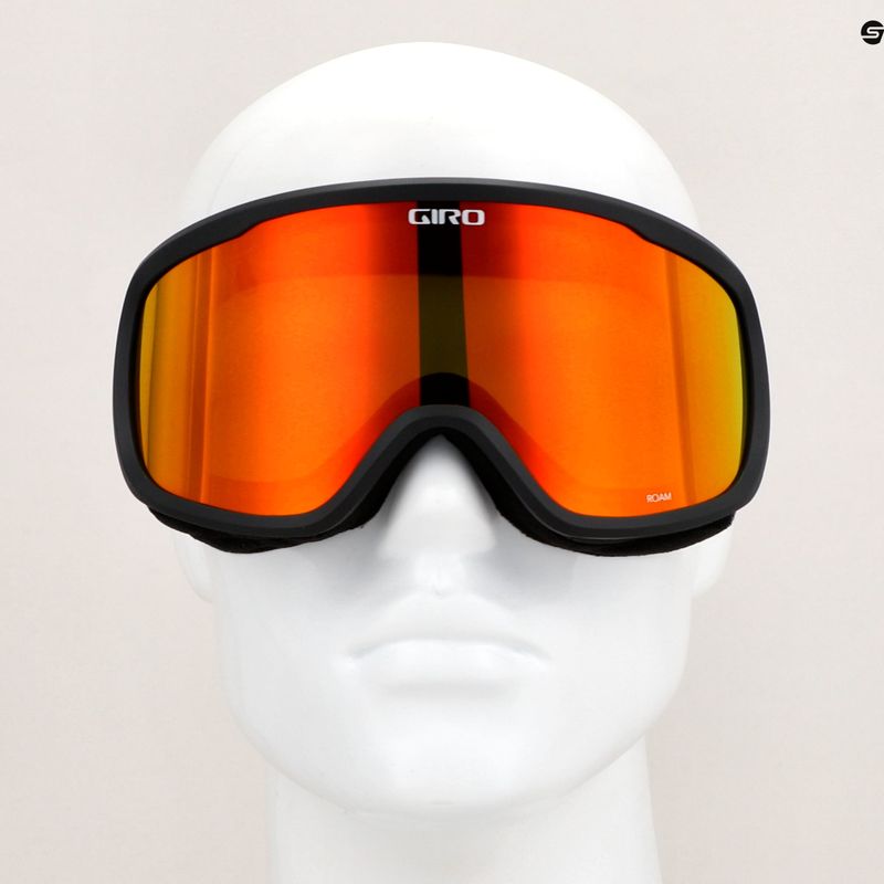 Slidinėjimo akiniai Giro Roam black wordmark/amber scarlet/yellow 7