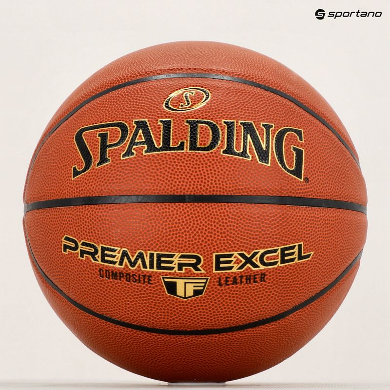 Krepšinio kamuolys Spalding Premier Excel pomarańczowy dydis 7 5
