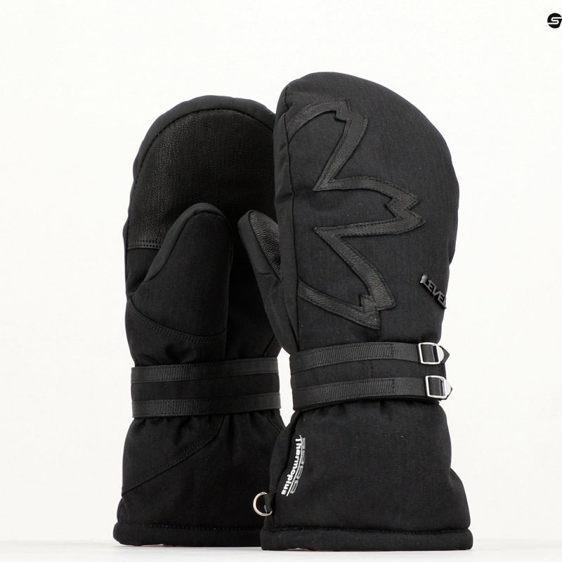 Moteriškos slidinėjimo pirštinės Level Oasis Plus Mitt black 8