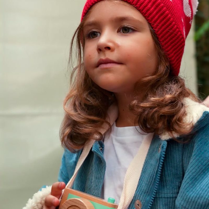 Vaikiška žieminė kepurė KID STORY Merino sweet heart 8